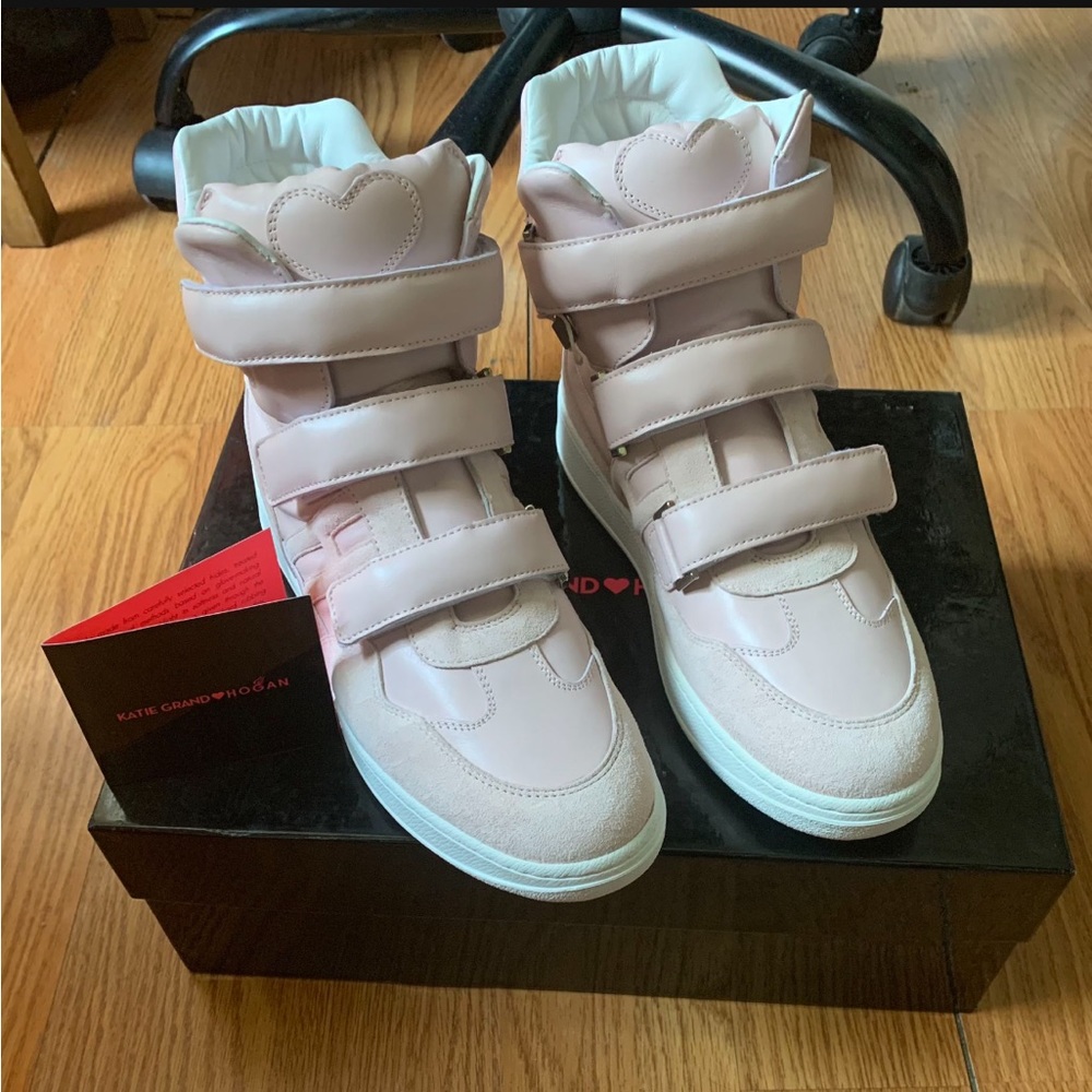 LIMITED EDITION Katie Grand Loves Hogan High Top Sneakers. Women Size 7.5